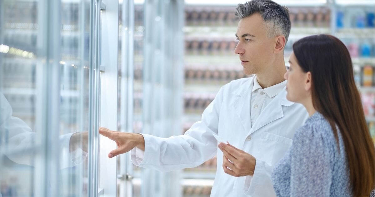 pharmacists looking into medical-grade refrigeration units